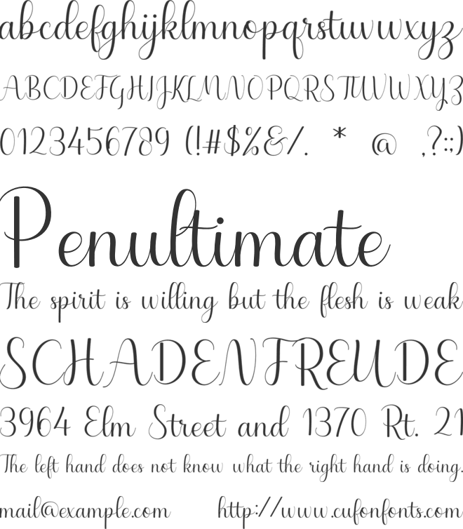 Mehraj Cinta font preview