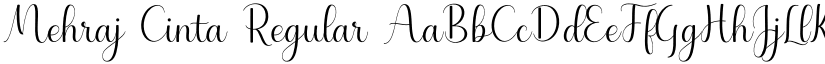 Mehraj Cinta font download