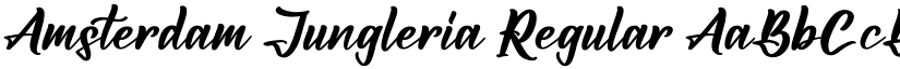Amsterdam Jungleria Regular font