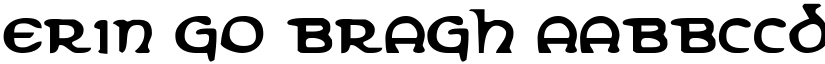Erin Go Bragh font