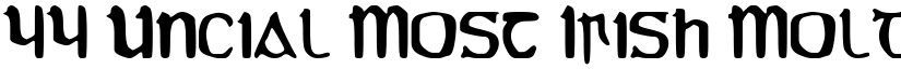 YY Uncial Most Irish Molded font