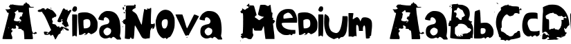 AVidaNova Medium font