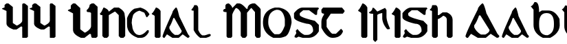 YY Uncial Most Irish font