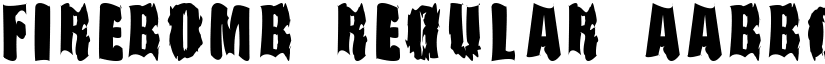 FireBomb Regular font