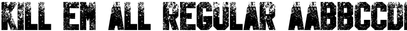 Kill Em All font download