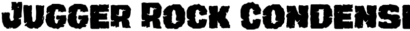 Jugger Rock Condensed Condensed font