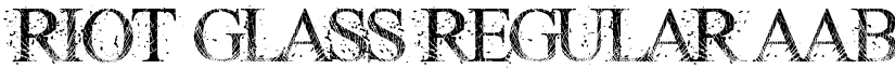 RIOT GLASS Regular font