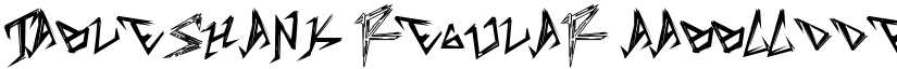 TableShank font download