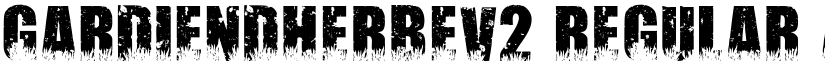 Gardiendherbev2 Regular font