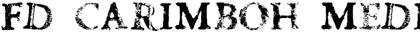 FD Carimboh Medium font