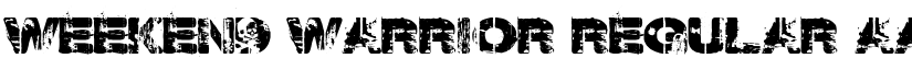 Weekend Warrior Regular font