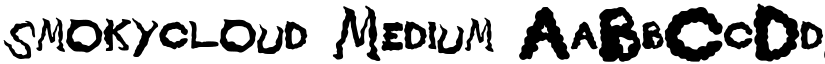 smokycloud Medium font