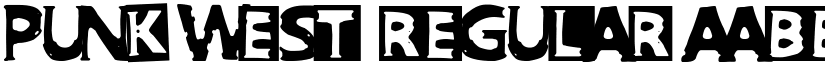 Punk West Regular font