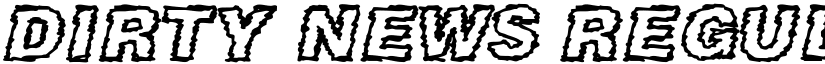 DIRTY NEWS font download