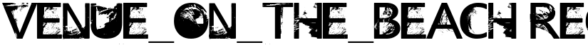 Venue_on_the_Beach Regular font