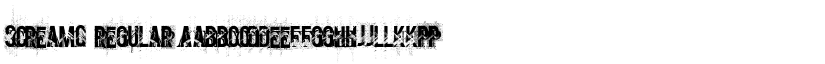 screamo Regular font