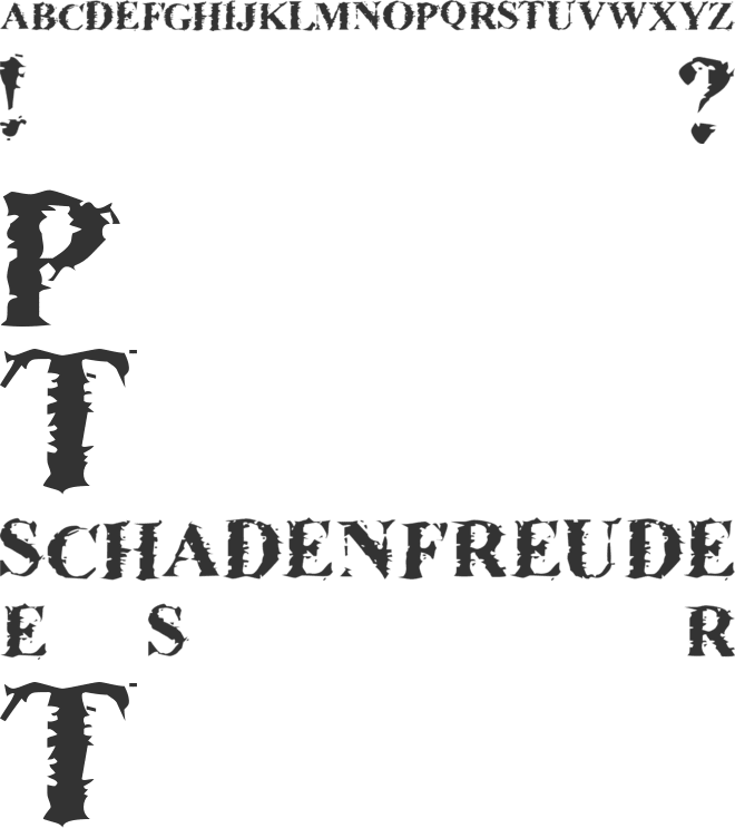 Brackish font preview