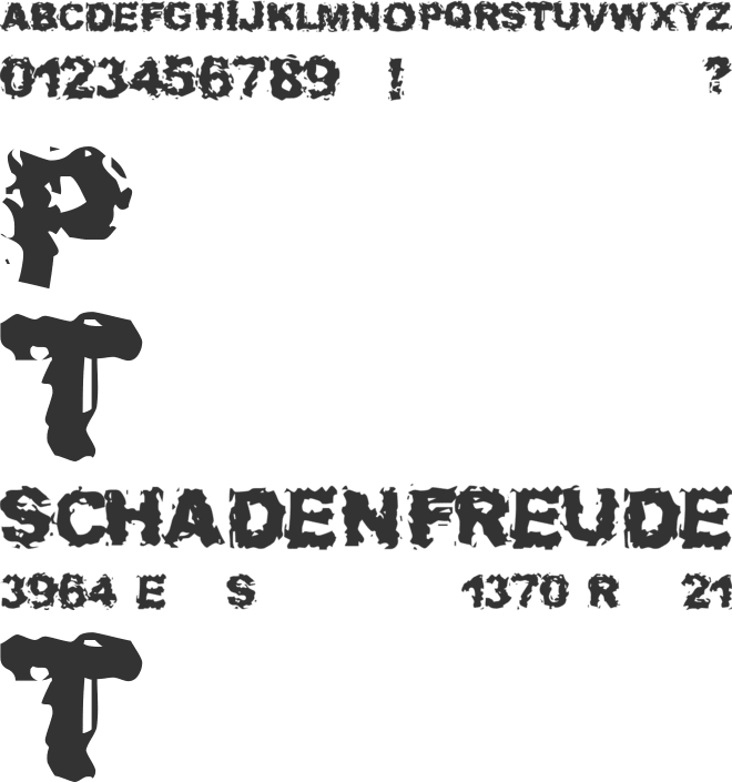 Wait And Bleed font preview