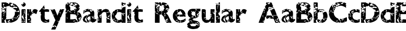 DirtyBandit Regular font