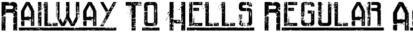 Railway To Hells Regular font