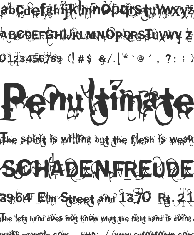 Reappeat font preview