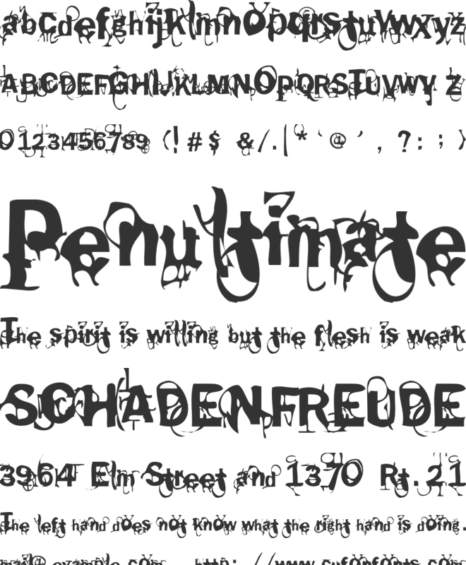 Reappeat font preview