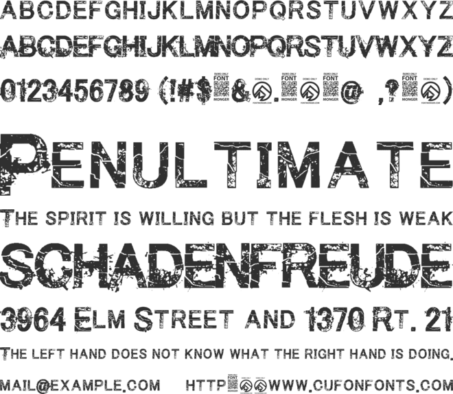 Make them SuffeR font preview