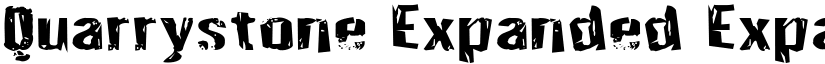 Quarrystone Expanded Expanded font