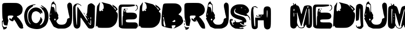 RoundedBrush Medium font