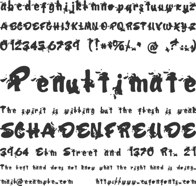 DeadJohn font preview