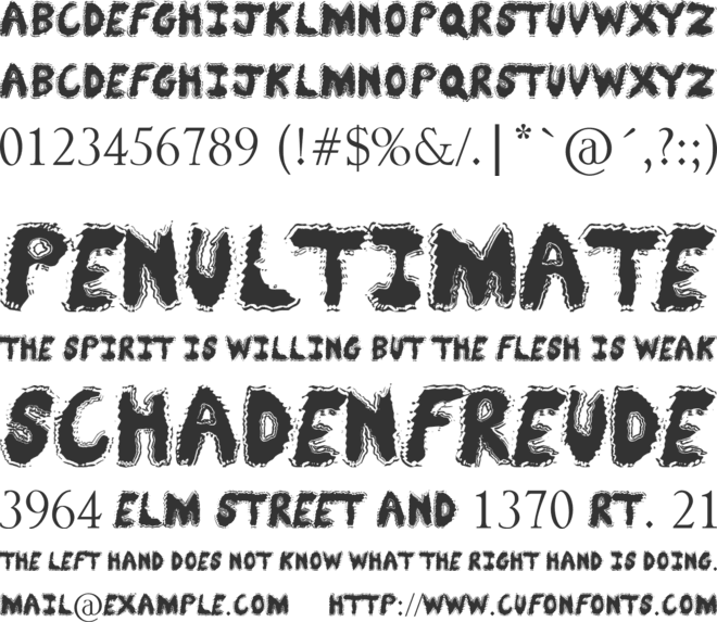 Say No To Drugs font preview