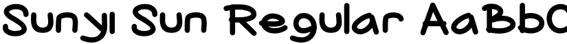 Sunyi Sun Regular font