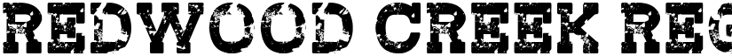 Redwood Creek Regular font