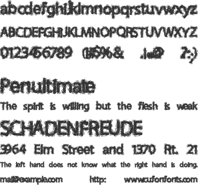 SafePaper font preview