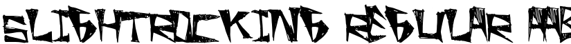 SlightRocking Regular font
