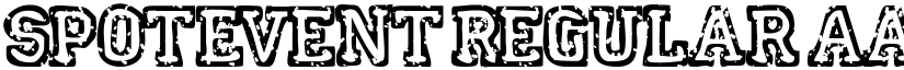 SpotEvent Regular font