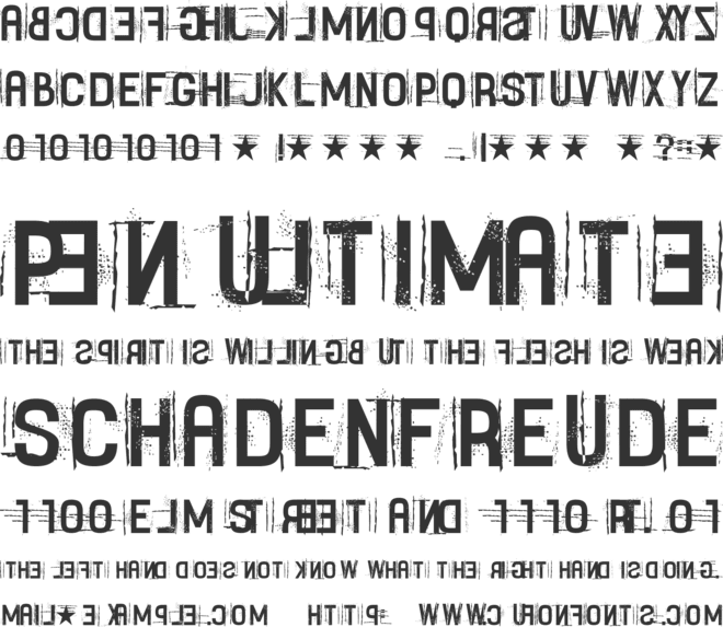 Fayettenam font preview