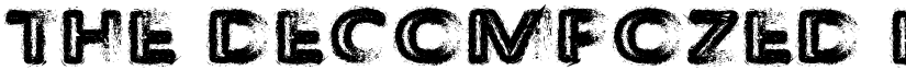 The Decompozed Regular font