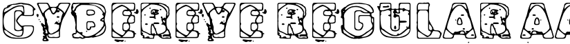 Cybereye Regular font