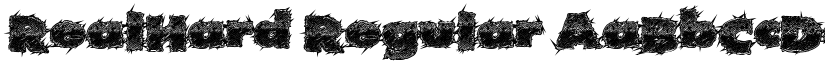 RealHard Regular font