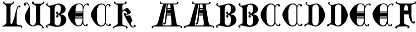 Lubeck font