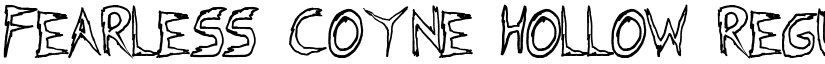 Fearless Coyne Hollow font download
