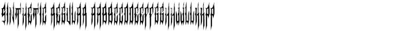 Sinthetic Regular font