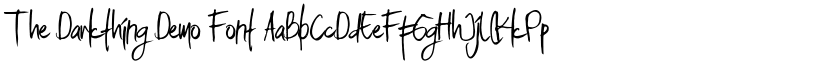 The Darkthing Demo font download