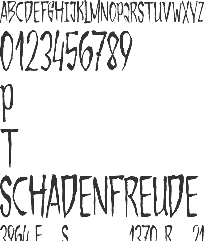 UncutMadnessDemoversion font preview