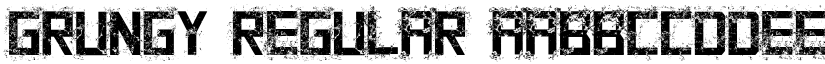 Grungy Regular font