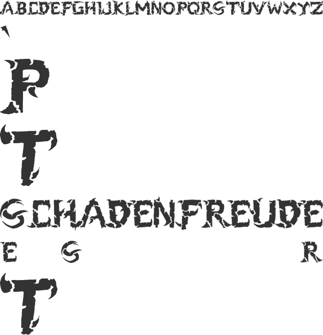 black dogma font preview