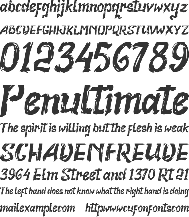 Realstone Demo Version font preview