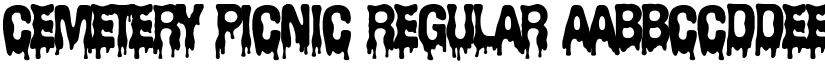 Cemetery Picnic Regular font