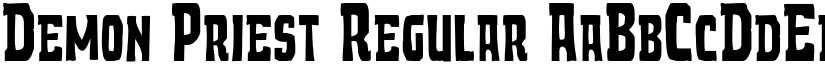 Demon Priest Regular font